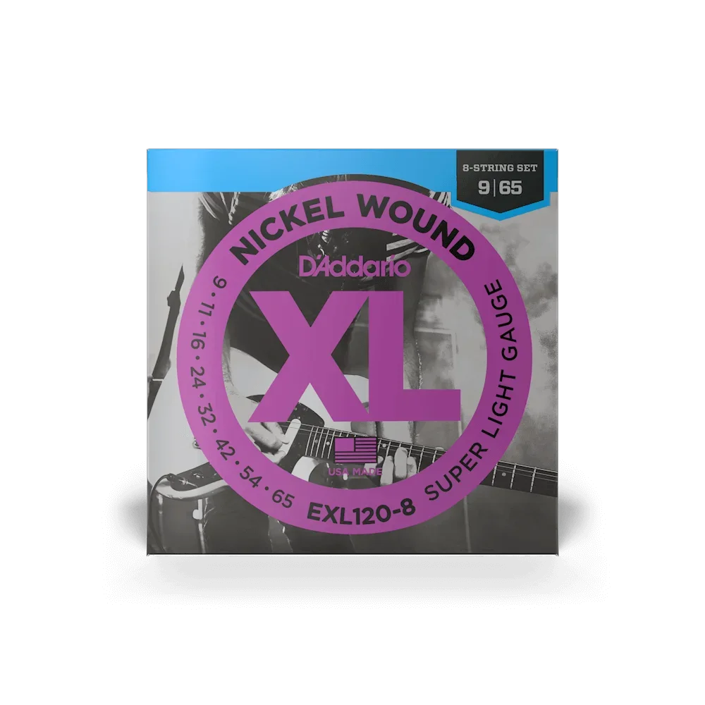 D'Addario EXL120-8 Nickel Super Light
