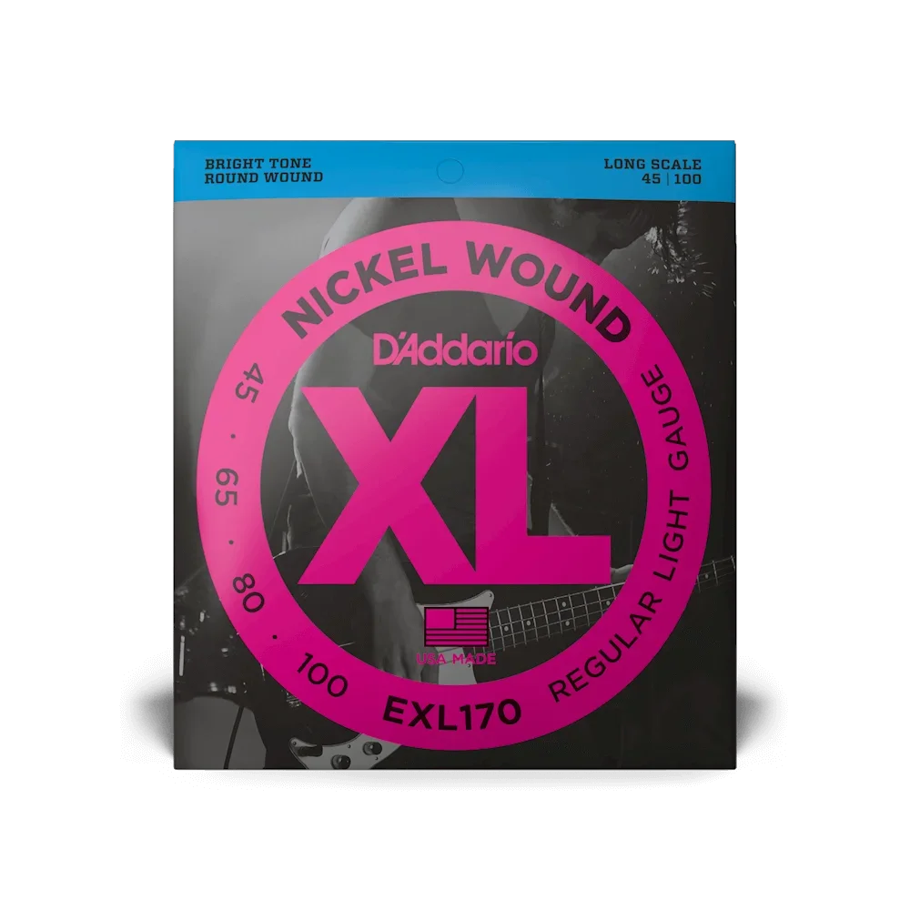 D'Addario EXL170 Nickel Wound Bright Round Wound