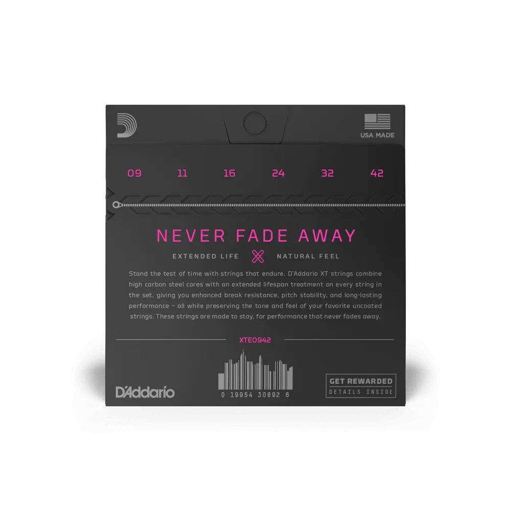 D'Addario Super Light Coated Electric Guitar Strings XT