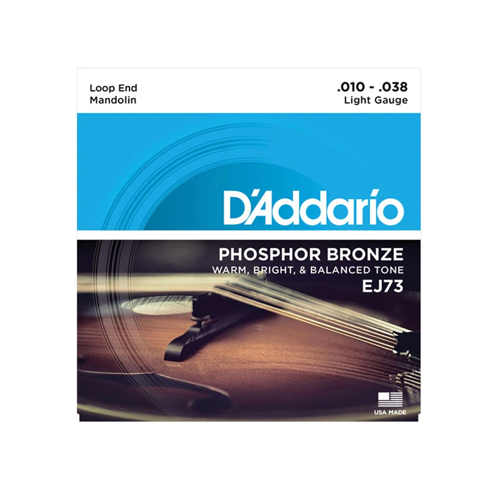 D'Addario EJ73 Phophor Bronze Ball End