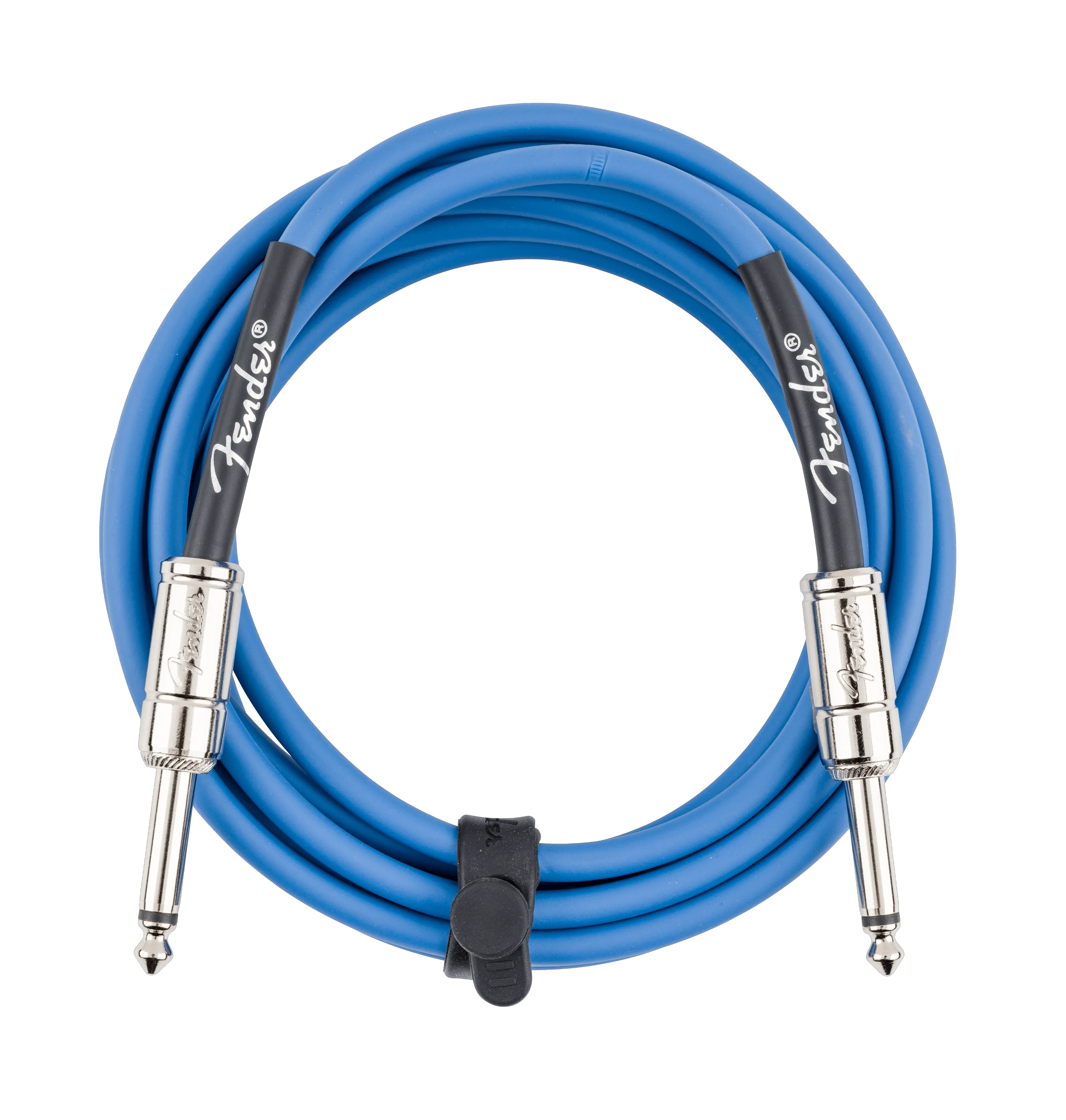 Fender Contour Series Instrument Cables - Lake Placid Blue