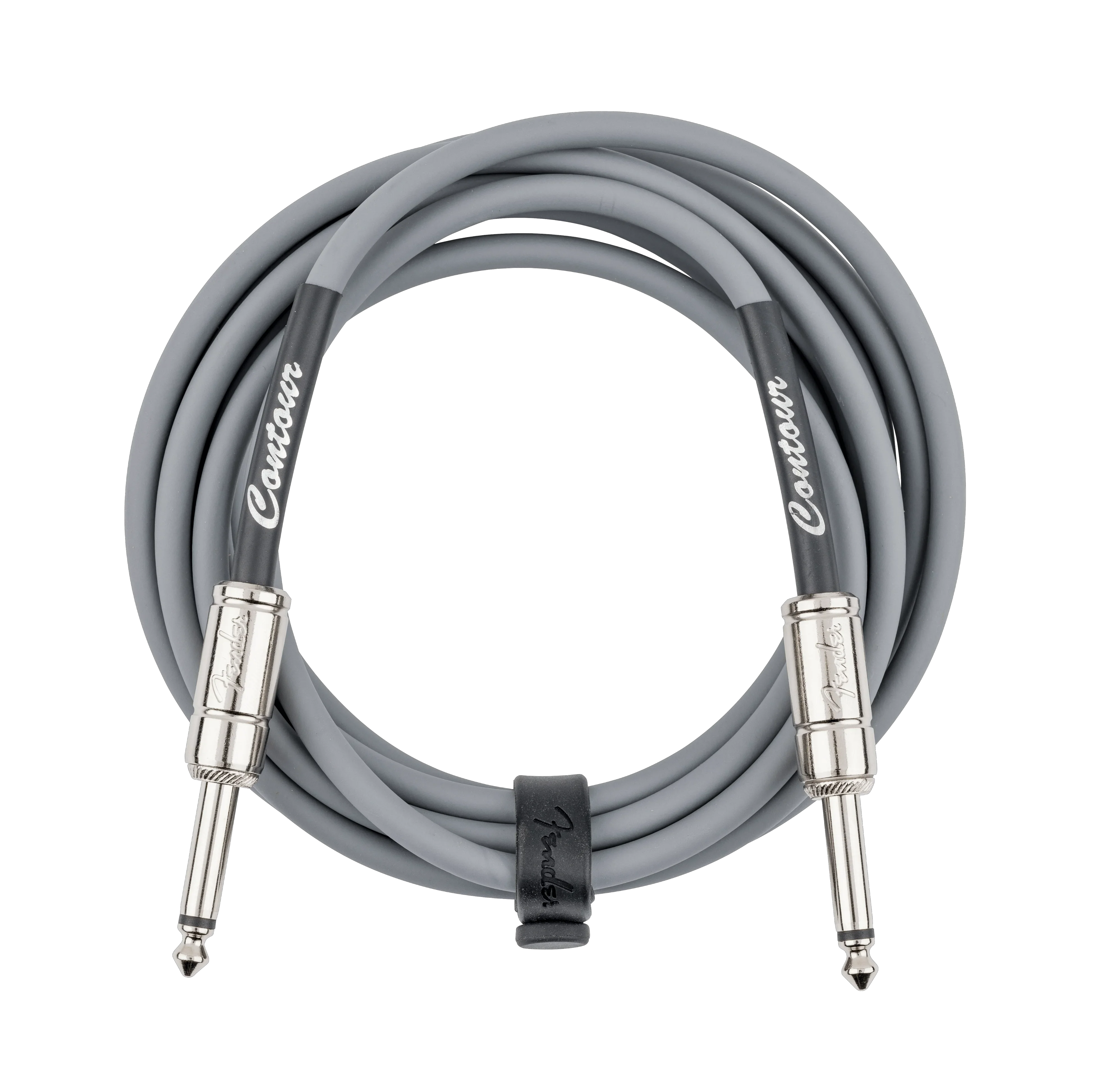 Fender Contour Series Instrument Cables - Inca Silver