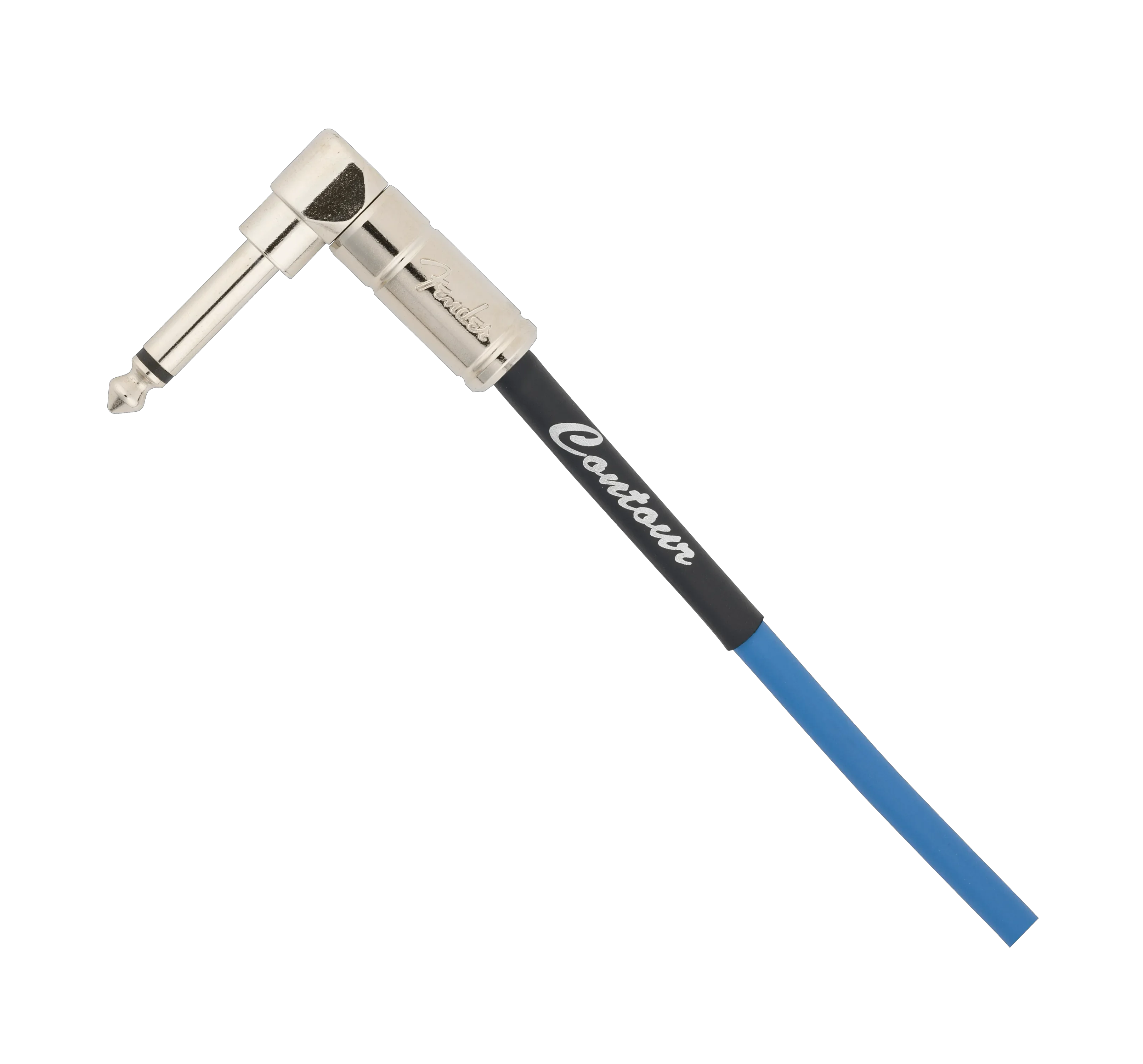 Fender Contour Series Coil Instrument Cables - Lake Placid Blue