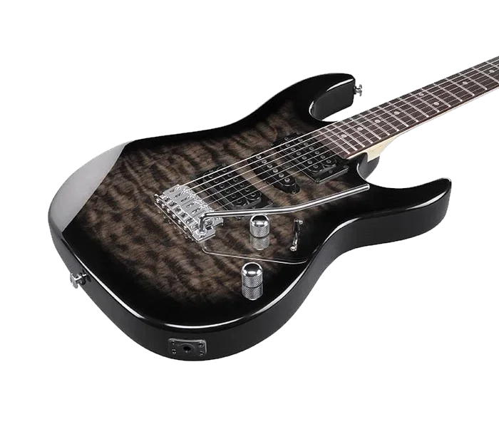 Ibanez GRX70QA - Transparent Black Sunburst