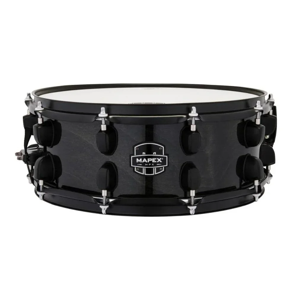 Mapex MPX 14"x5.5" Maple/Poplar Hybrid Shell Snare Drum - Transparent Midnight Black