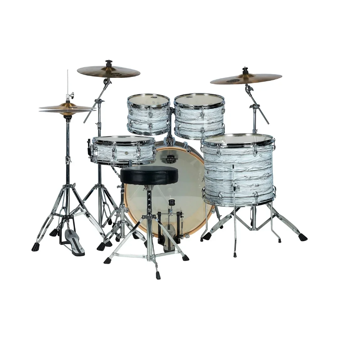 Mapex Venus 5 Piece Drum Set - White Marblewood