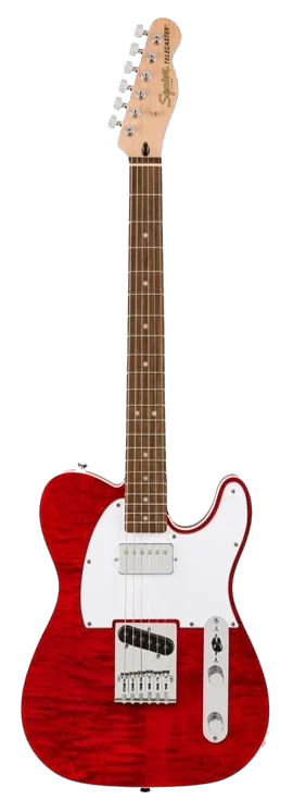 Squier by Fender Affinity Series Telecaster - Crimson Red Transparent