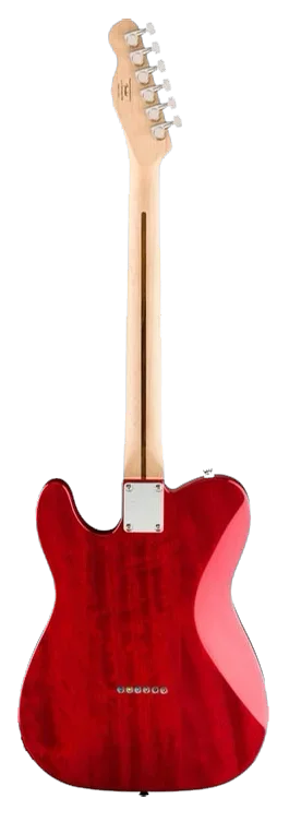 Squier by Fender Affinity Series Telecaster - Crimson Red Transparent