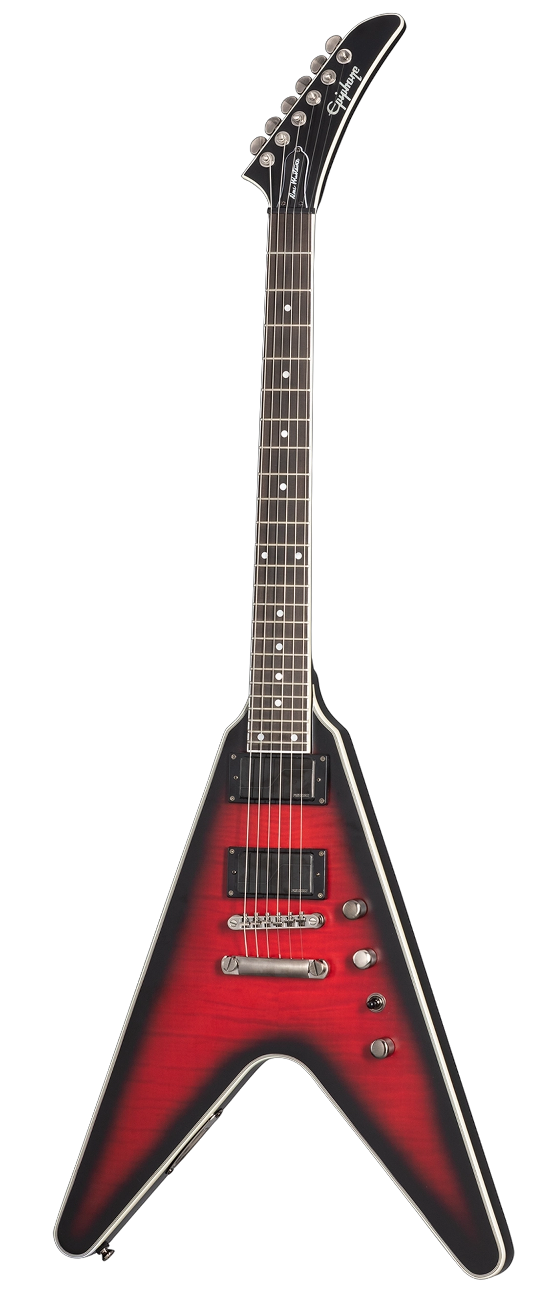 Epiphone Dave Mustaine Signature Flying V Prophecy – Aged Dark Red Burst