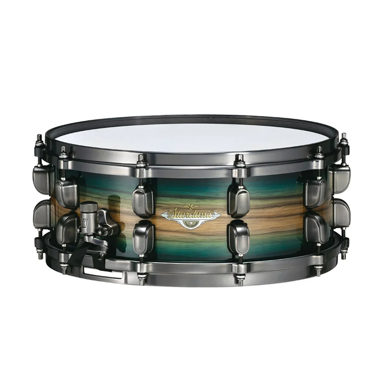 Tama Starclassic Maple Snare 14"x6.5" in Emerald Pacific Walnut Burst