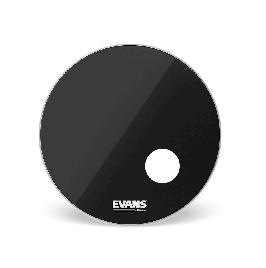 Evans EQ3 Reso Smooth Black Bass Drumhead