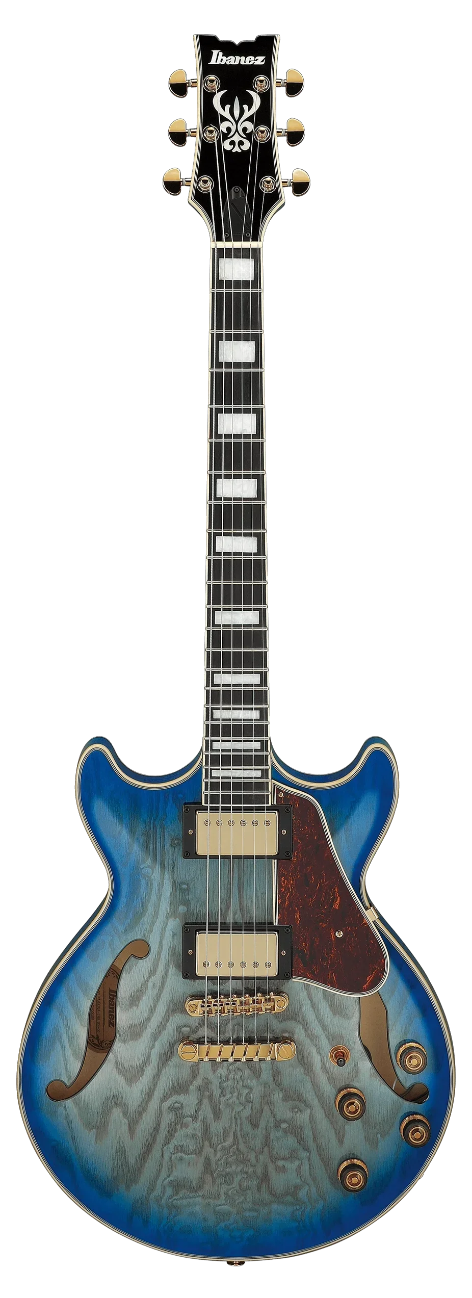 Ibanez AM93QA - Jet Blue Burst