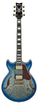 Ibanez AM93QA - Jet Blue Burst