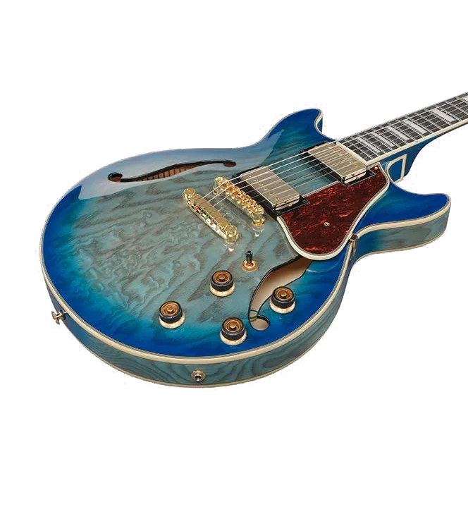 Ibanez AM93QA - Jet Blue Burst